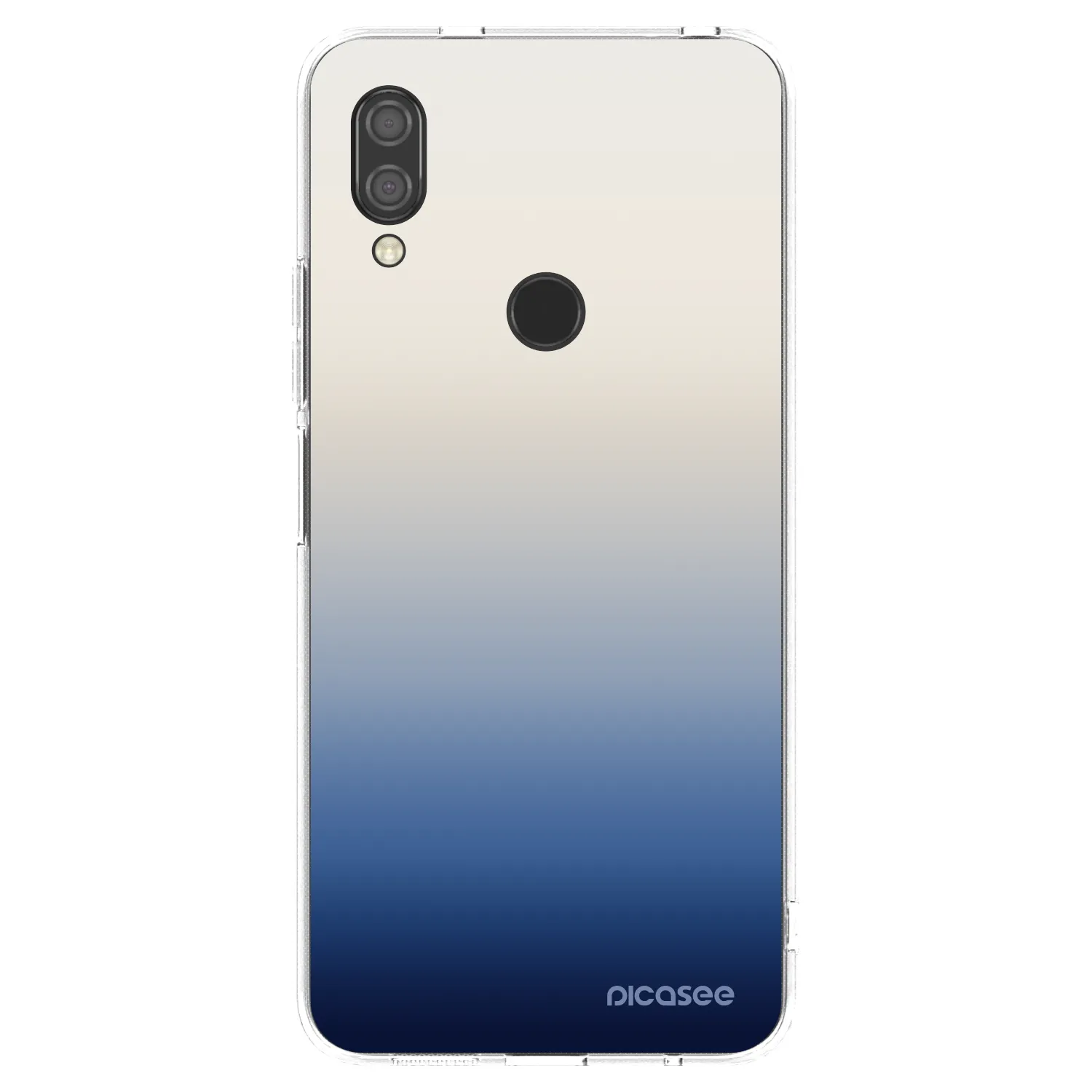 Picasee silikonowe przeźroczyste etui na Xiaomi Redmi 7 - Gravity Fade