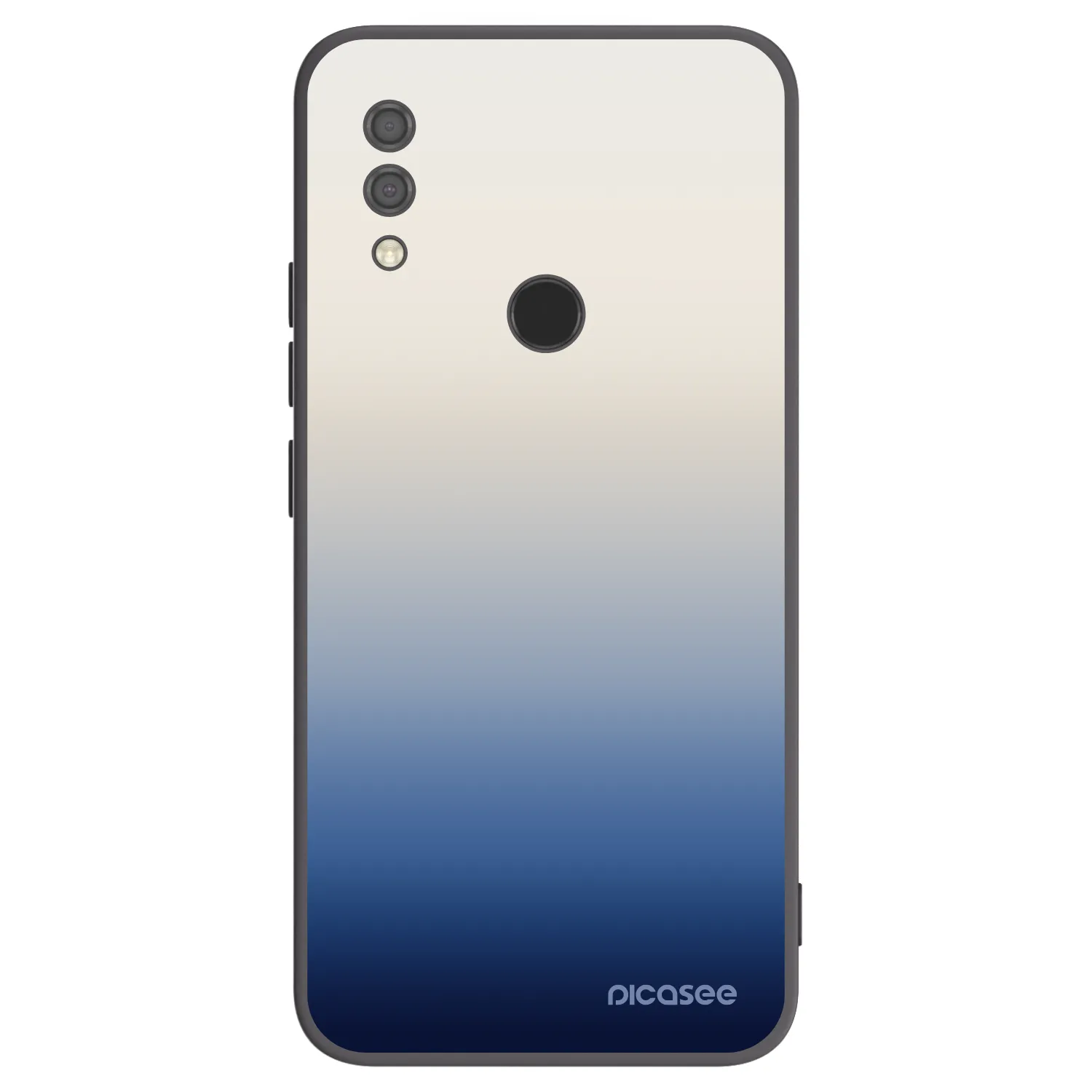Picasee silikonowe czarne etui na Xiaomi Redmi 7 - Gravity Fade