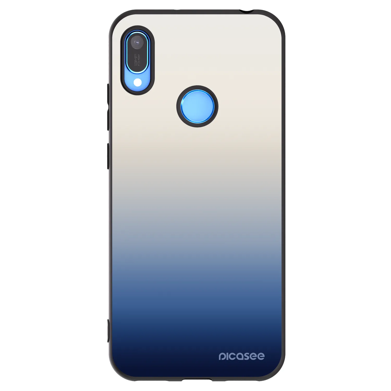 Picasee silikonowe czarne etui na Huawei Y6 2019 - Gravity Fade