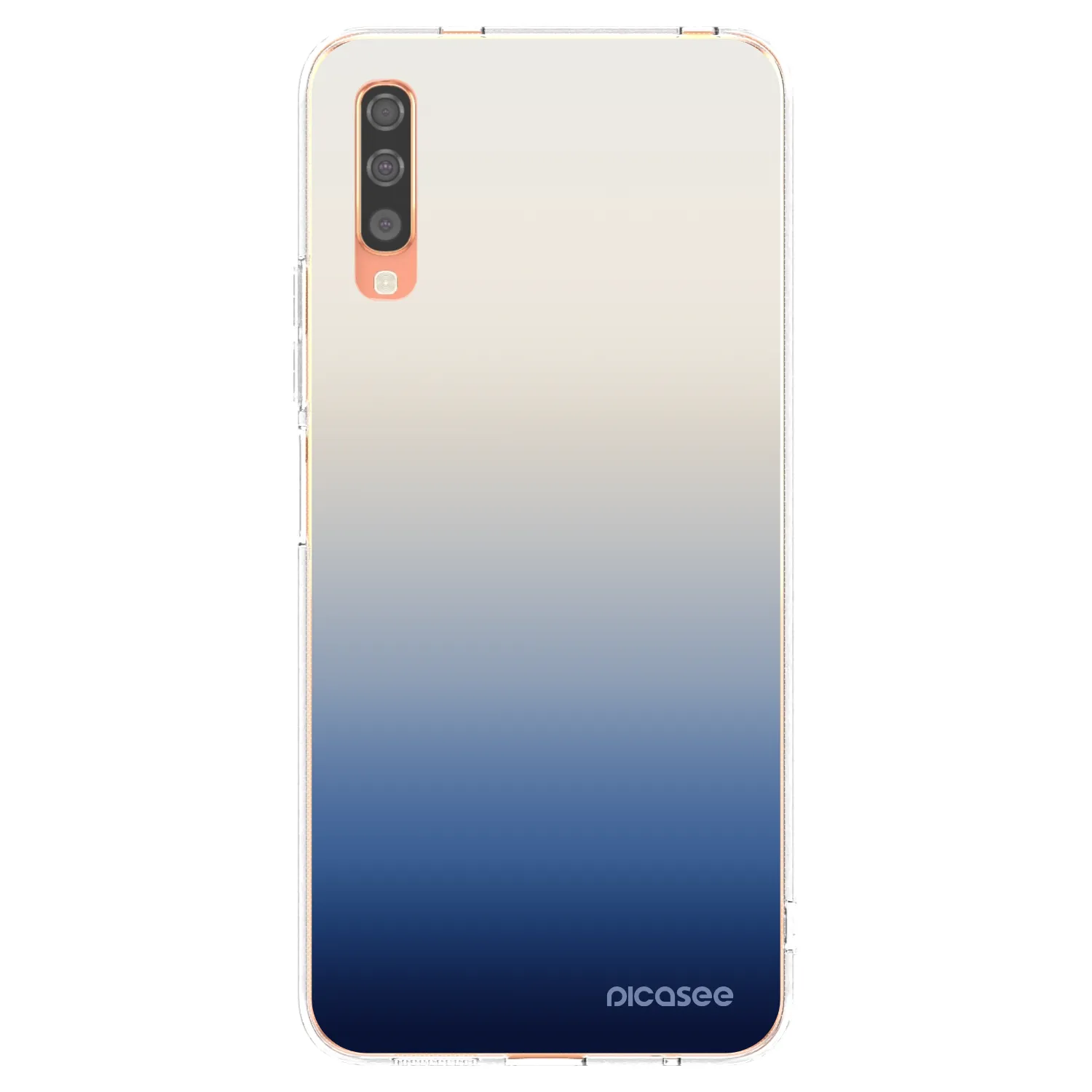 Picasee silikonowe przeźroczyste etui na Samsung Galaxy A70 A705F - Gravity Fade
