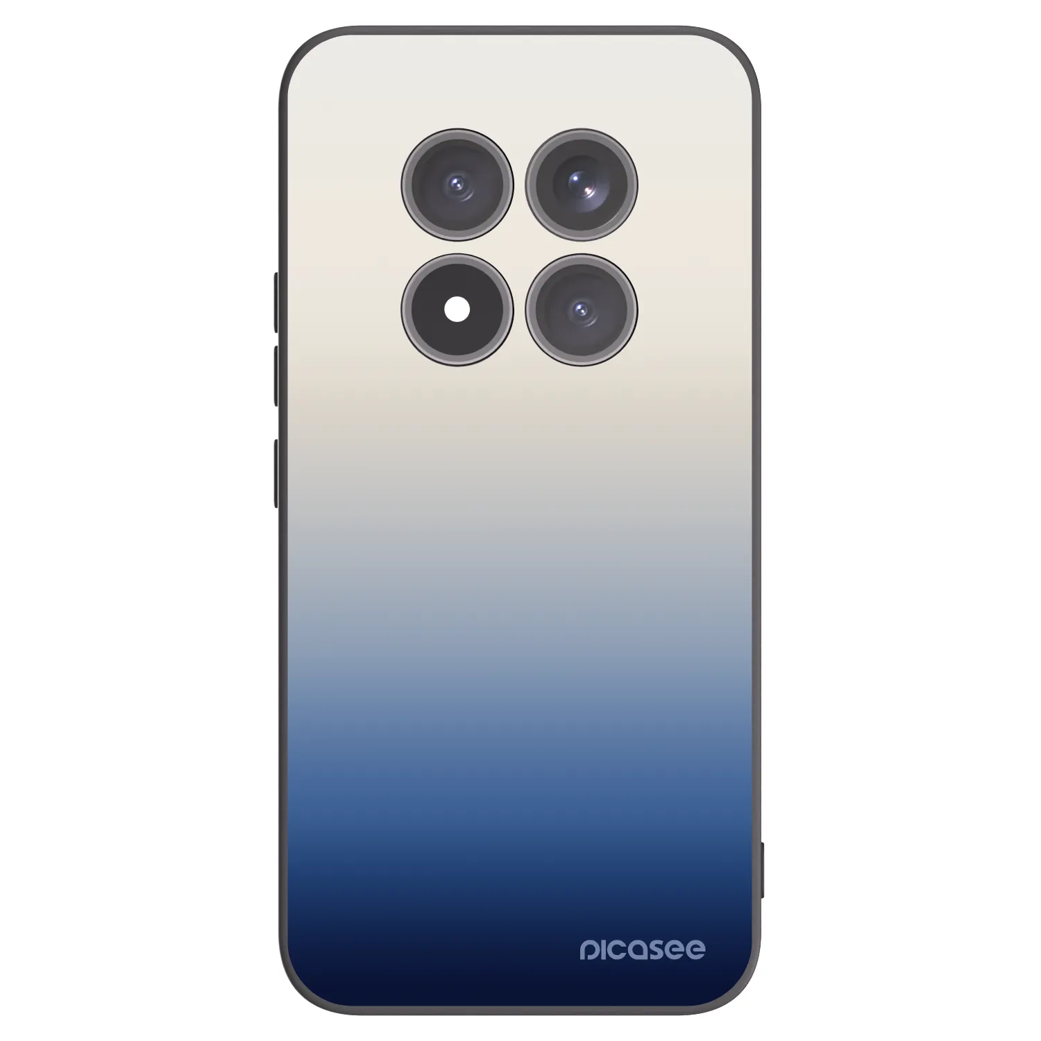 Picasee silikonowe czarne etui na Xiaomi Redmi Note 15 Pro+ - Gravity Fade