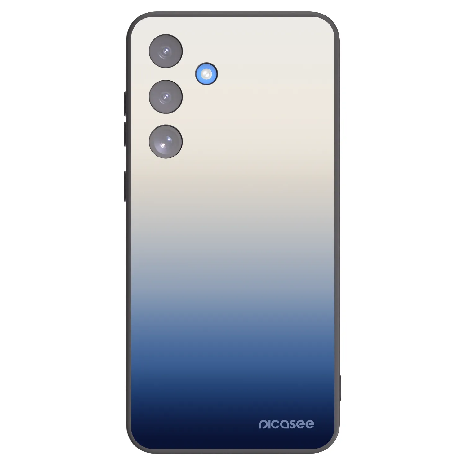Picasee silikonowe czarne etui na Samsung Galaxy S25 FE 5G - Gravity Fade