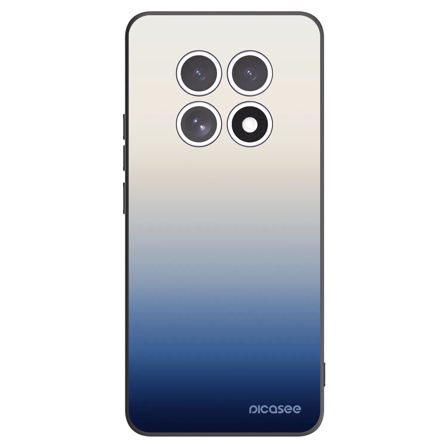 Picasee silikonowe czarne etui na Xiaomi Redmi Note 15 4G - Gravity Fade