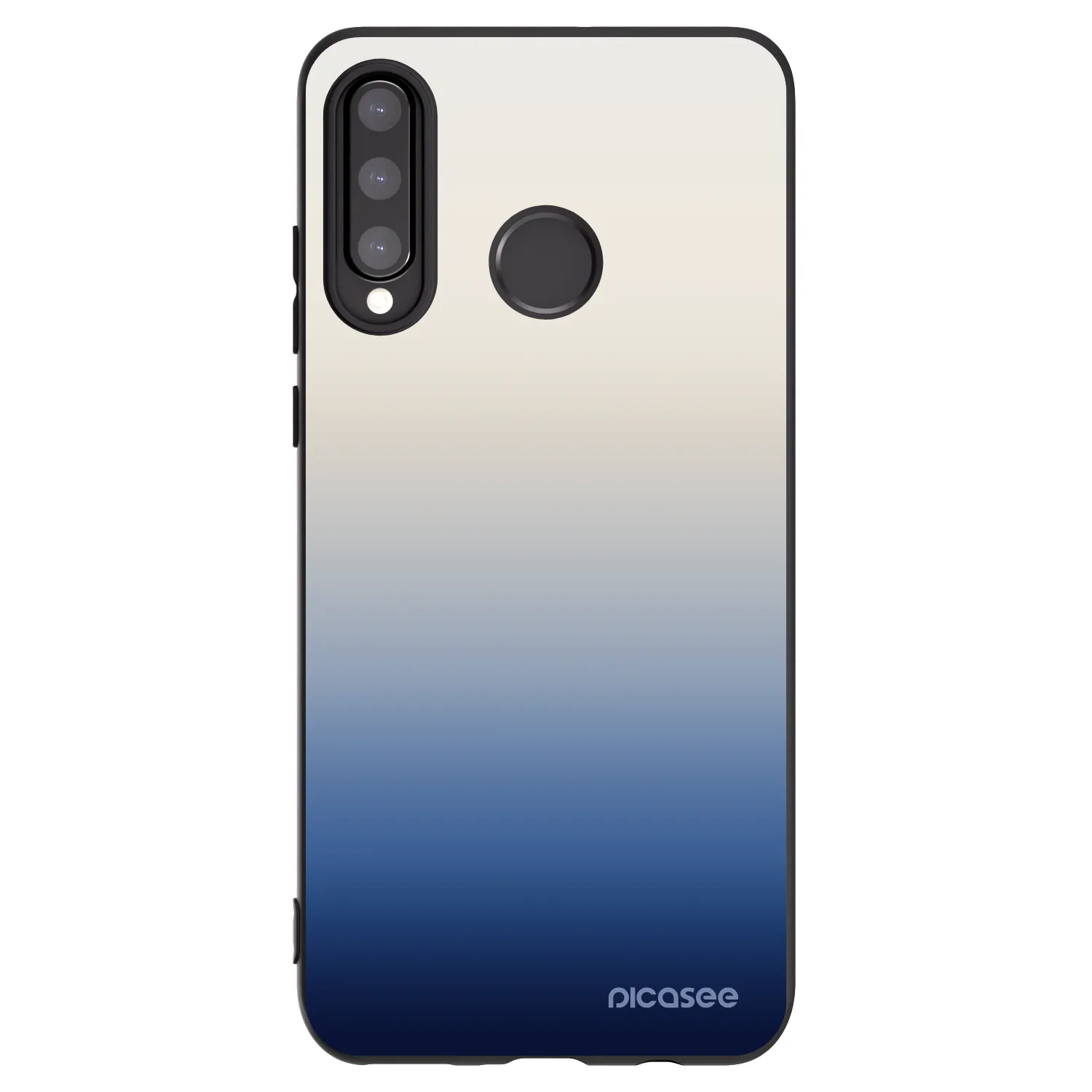 Picasee silikonowe czarne etui na Huawei P30 Lite - Gravity Fade