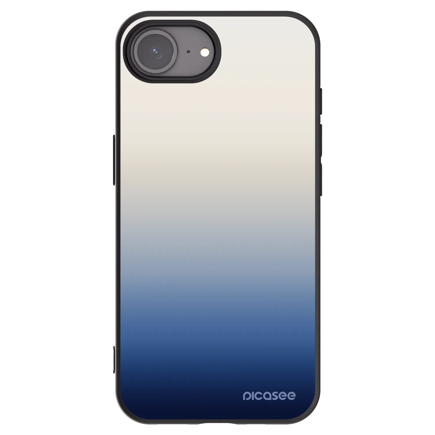 Picasee silikonowe czarne etui na Apple iPhone 17e - Gravity Fade