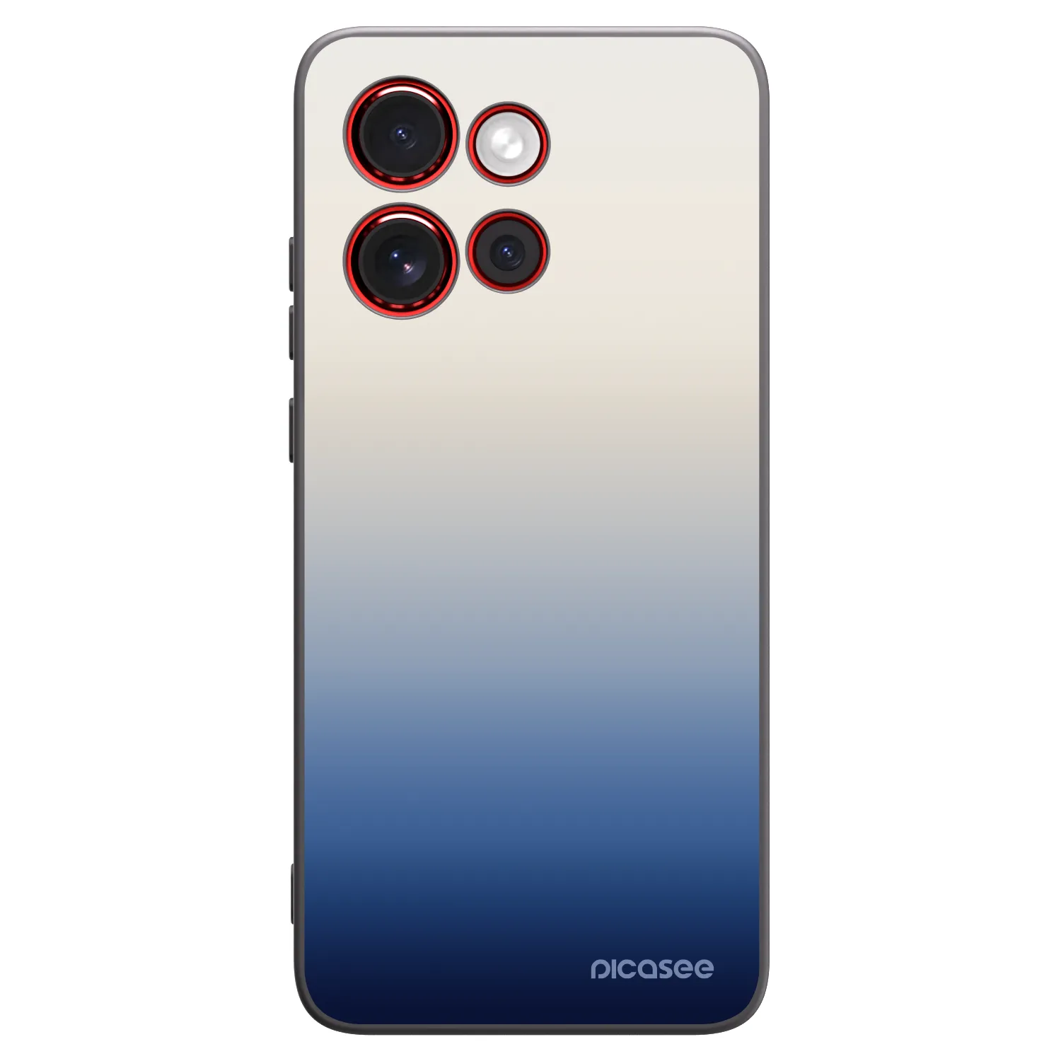 Picasee silikonowe czarne etui na Motorola Edge 60 Neo 5G - Gravity Fade