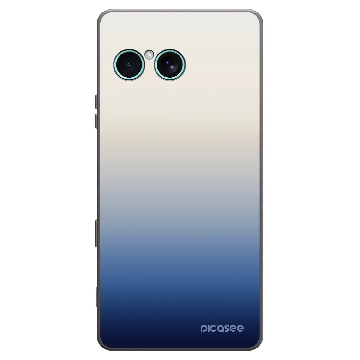 Picasee silikonowe czarne etui na Sony Xperia 10 VII - Gravity Fade