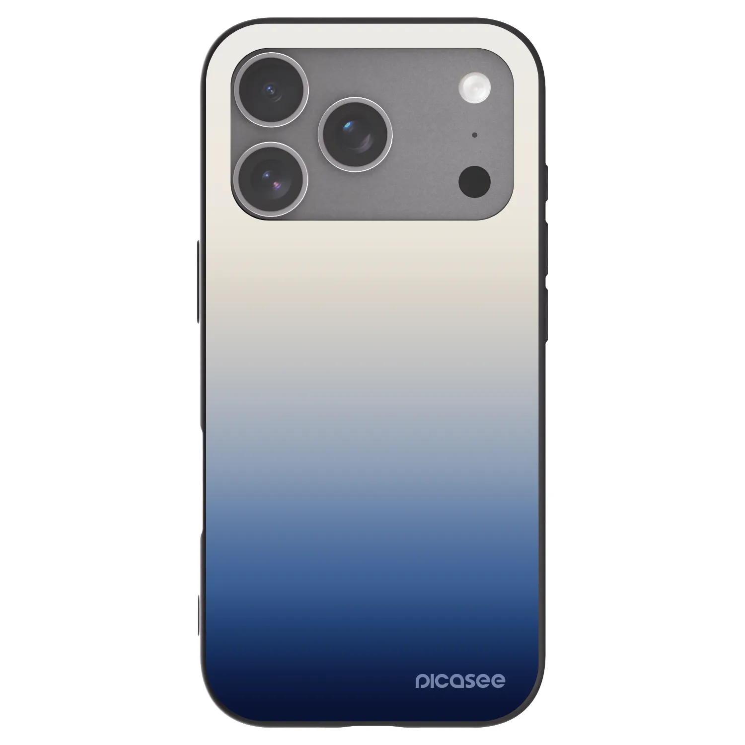 Picasee silikonowe czarne etui na Apple iPhone 18 Pro - Gravity Fade