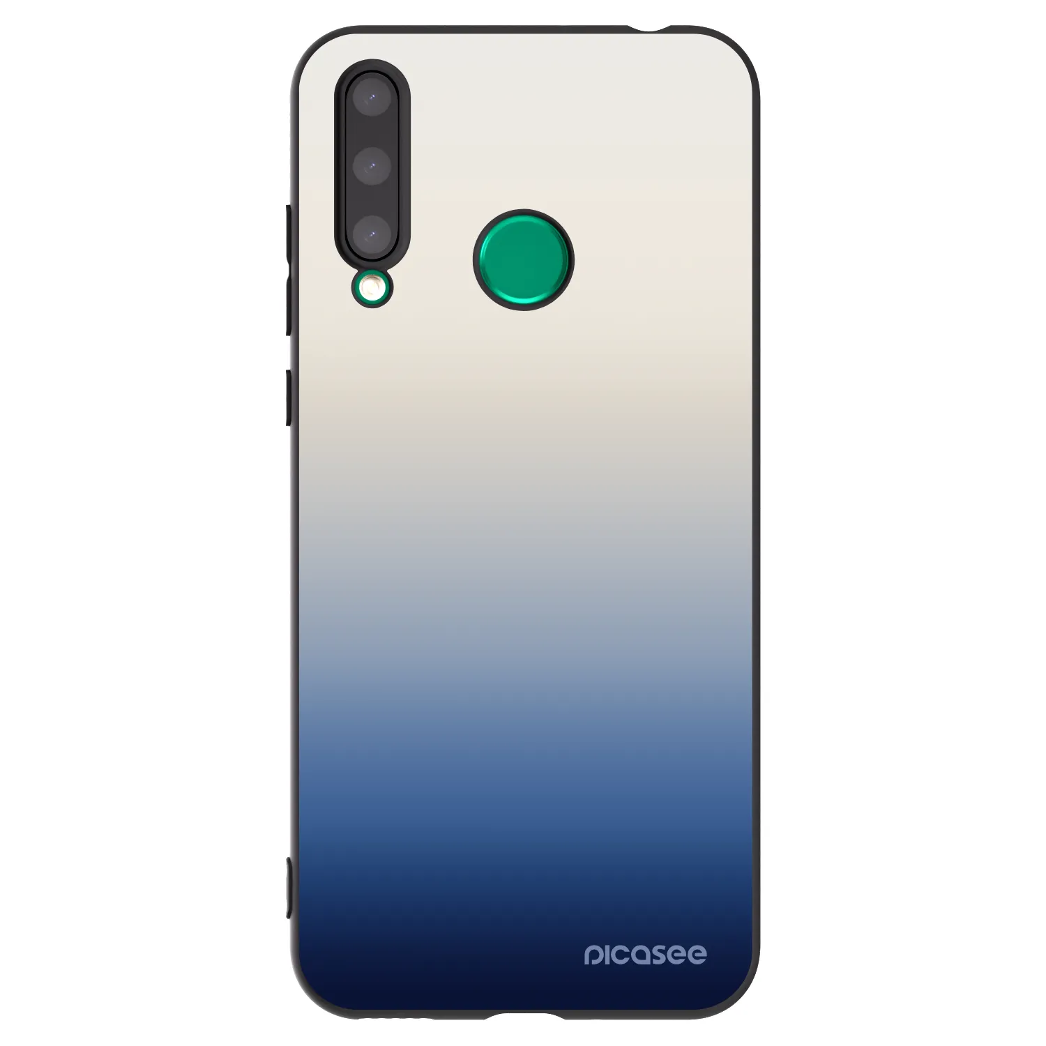 Picasee silikonowe czarne etui na Honor 20 Lite - Gravity Fade