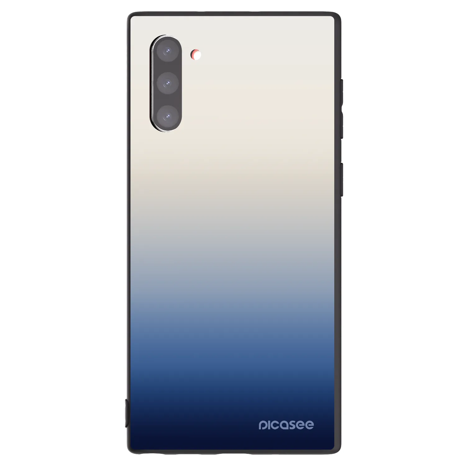 Picasee silikonowe czarne etui na Samsung Galaxy Note 10 N970F - Gravity Fade