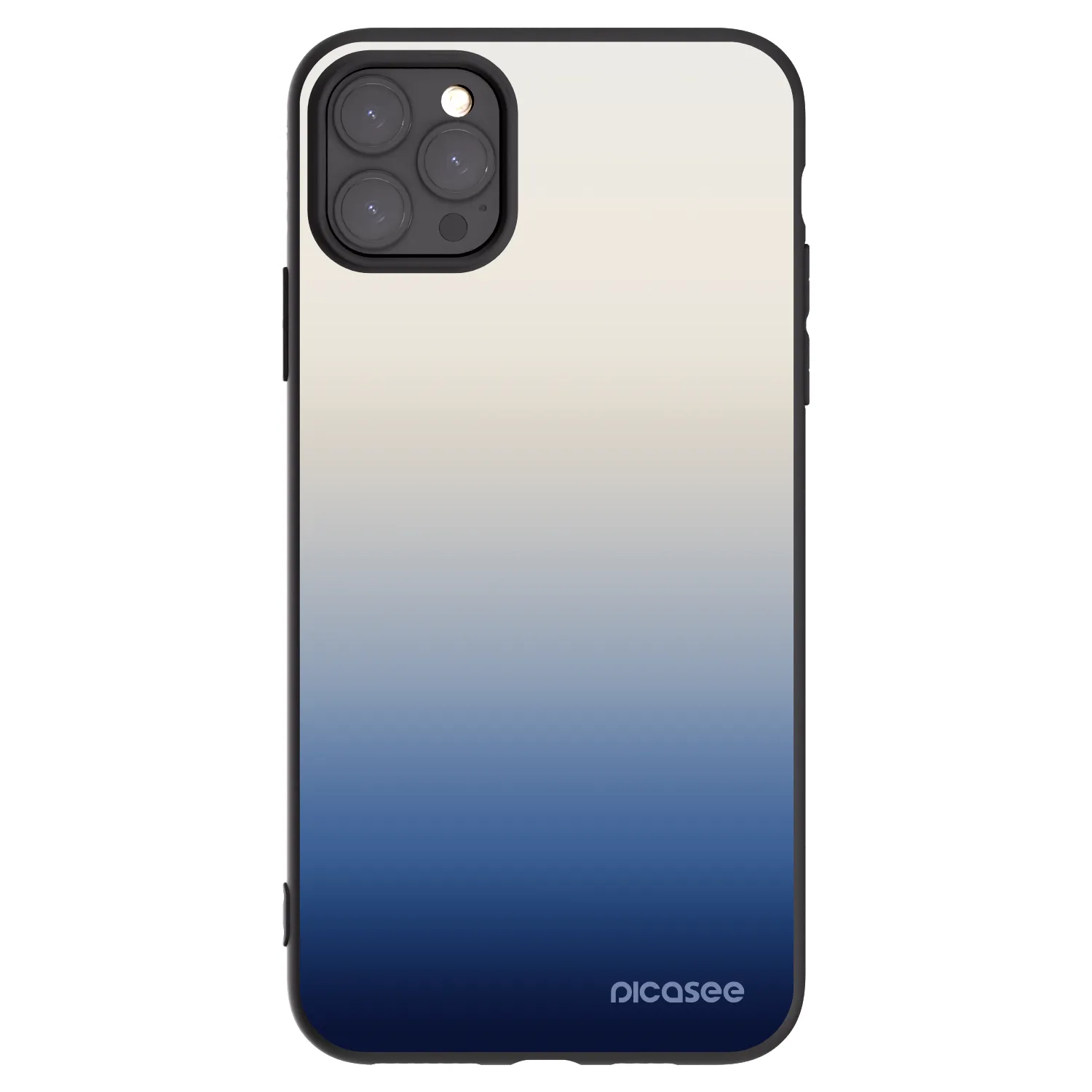 Picasee silikonowe czarne etui na Apple iPhone 11 Pro Max - Gravity Fade