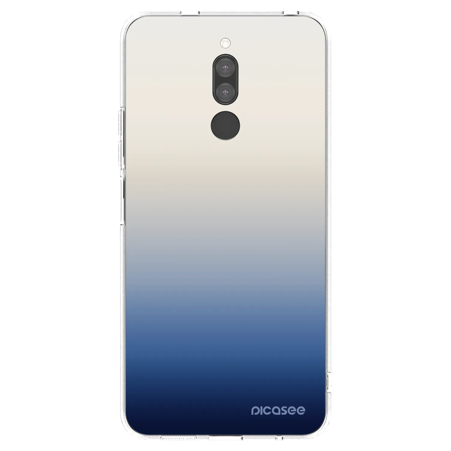 Picasee silikonowe przeźroczyste etui na Xiaomi Redmi 8 - Gravity Fade