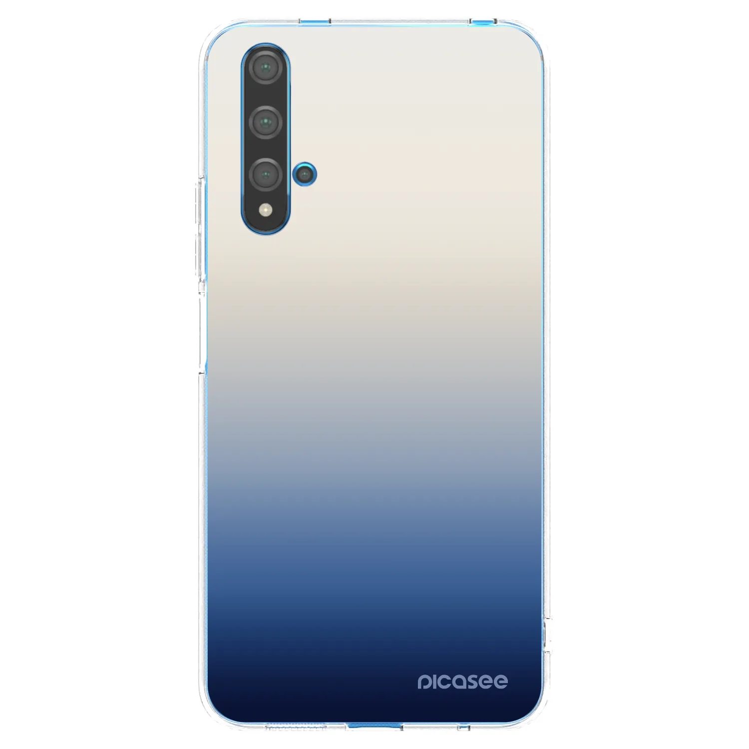 Picasee silikonowe przeźroczyste etui na Huawei Nova 5T - Gravity Fade