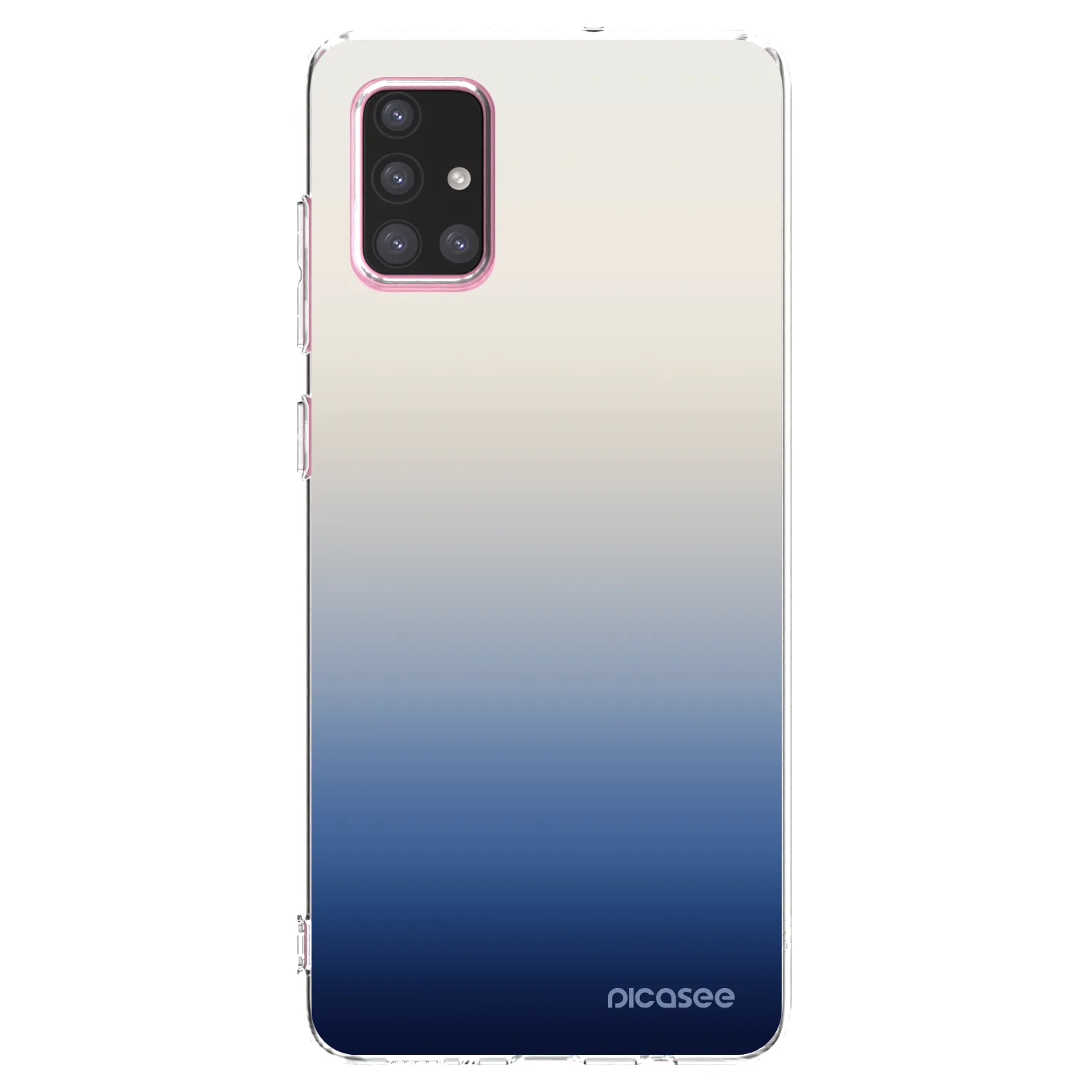 Picasee silikonowe przeźroczyste etui na Samsung Galaxy A71 A715F - Gravity Fade