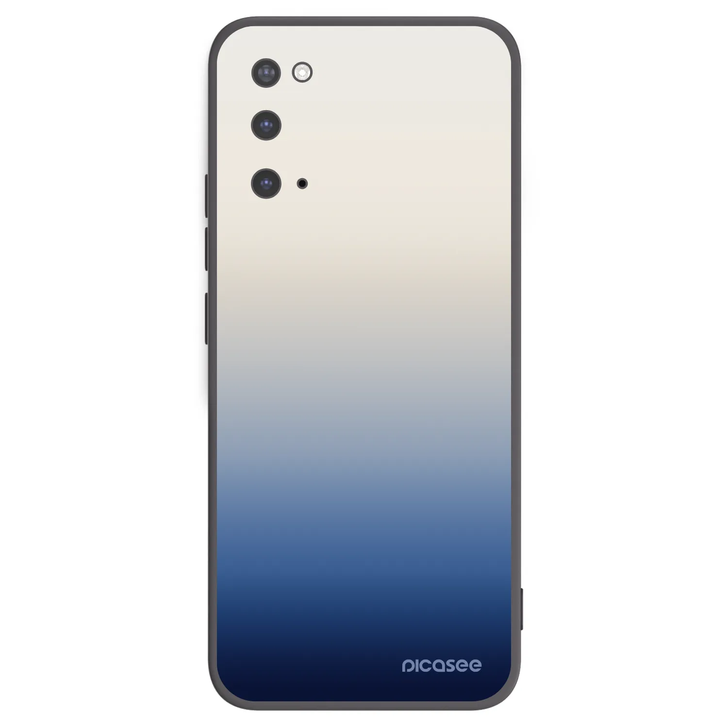 Picasee silikonowe czarne etui na Samsung Galaxy S20 G980F - Gravity Fade