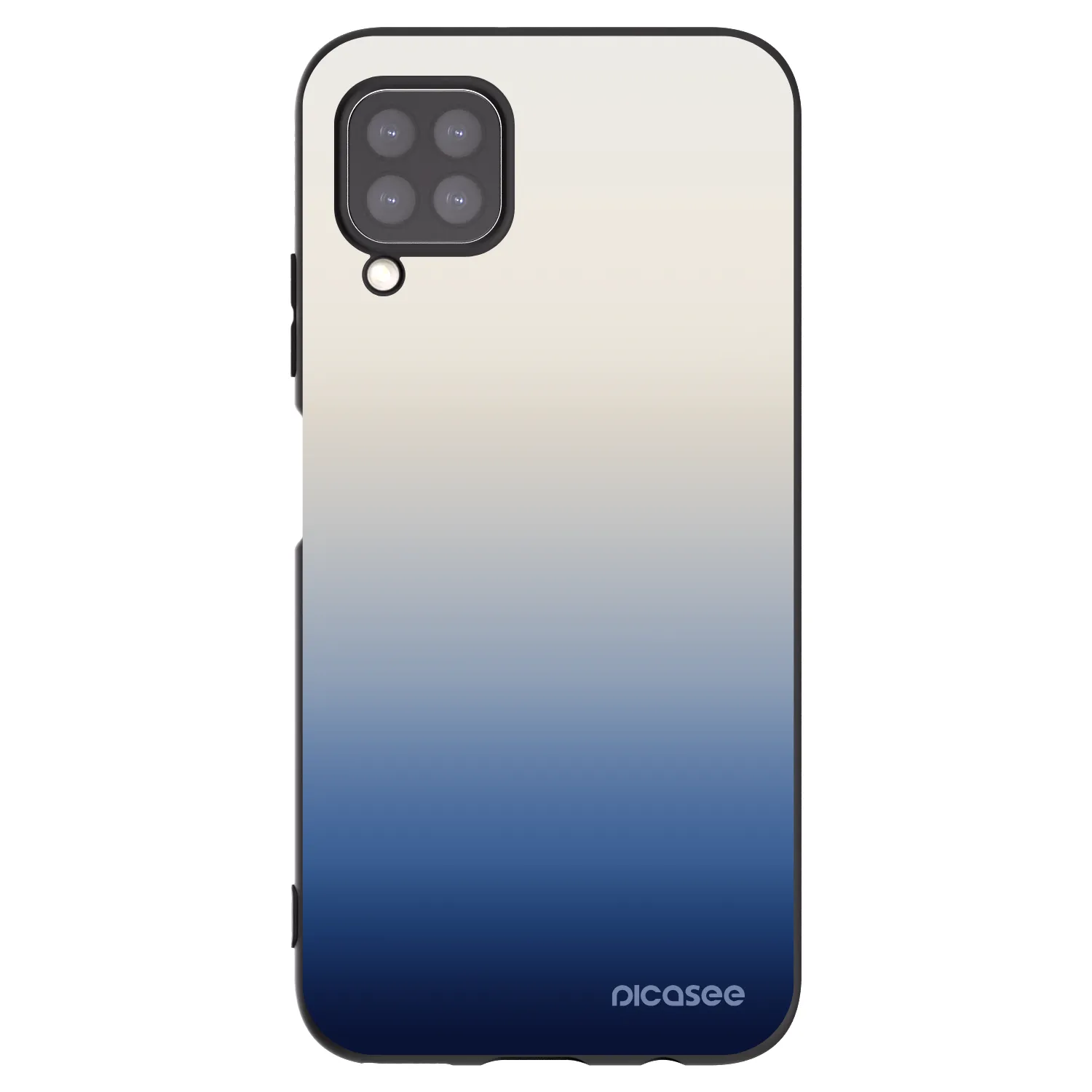 Picasee silikonowe czarne etui na Huawei P40 Lite - Gravity Fade