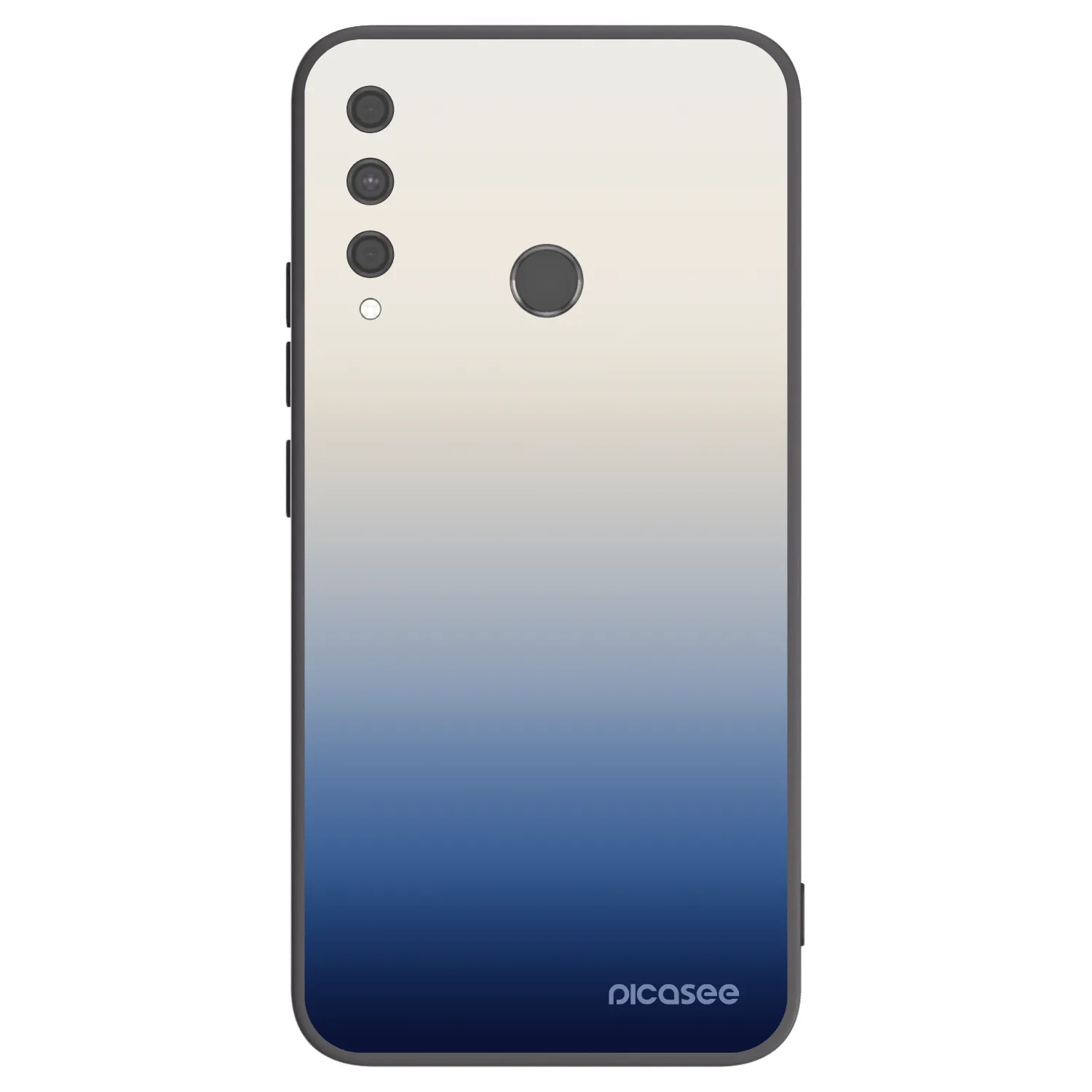 Picasee silikonowe czarne etui na Huawei P40 Lite E - Gravity Fade