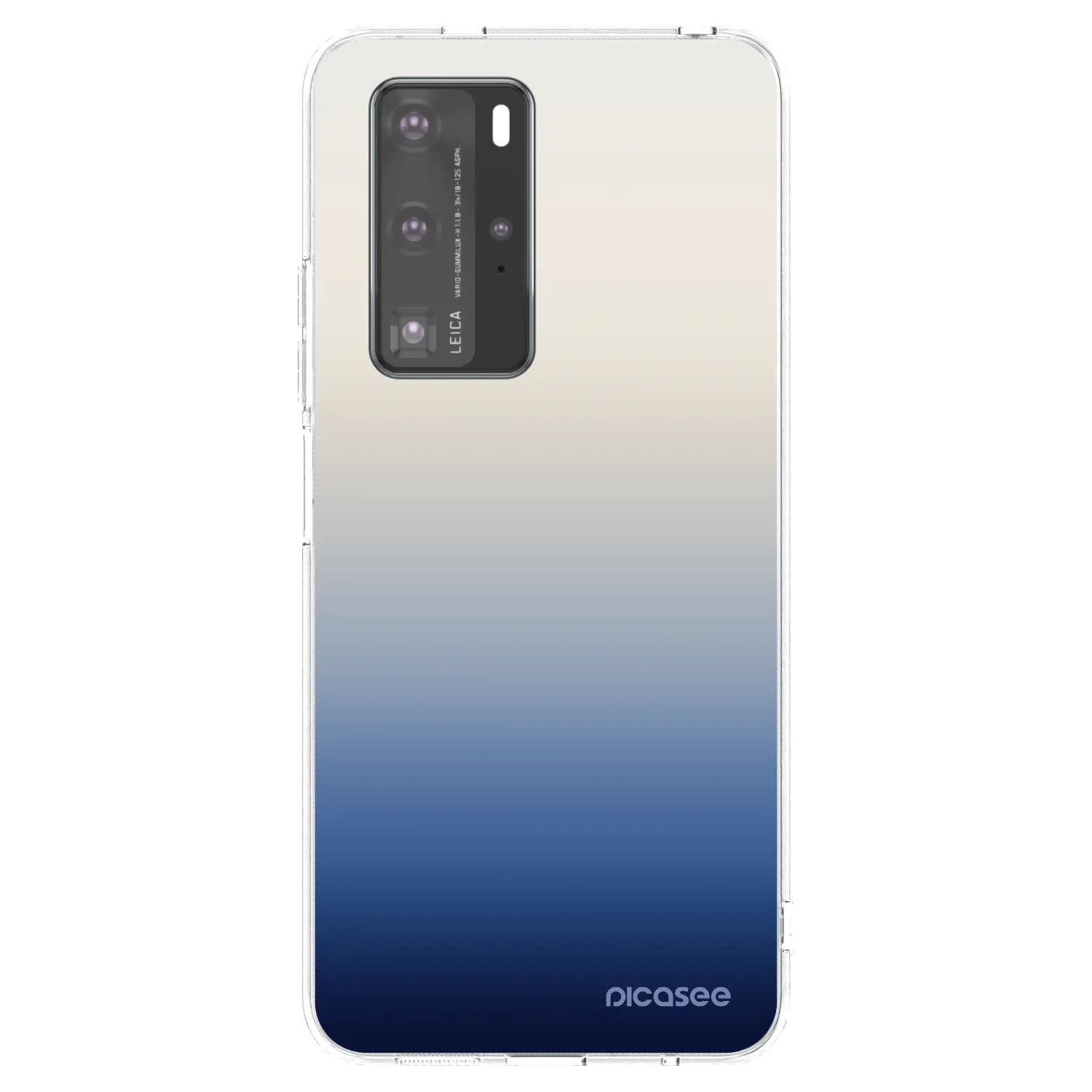 Picasee silikonowe przeźroczyste etui na Huawei P40 Pro - Gravity Fade