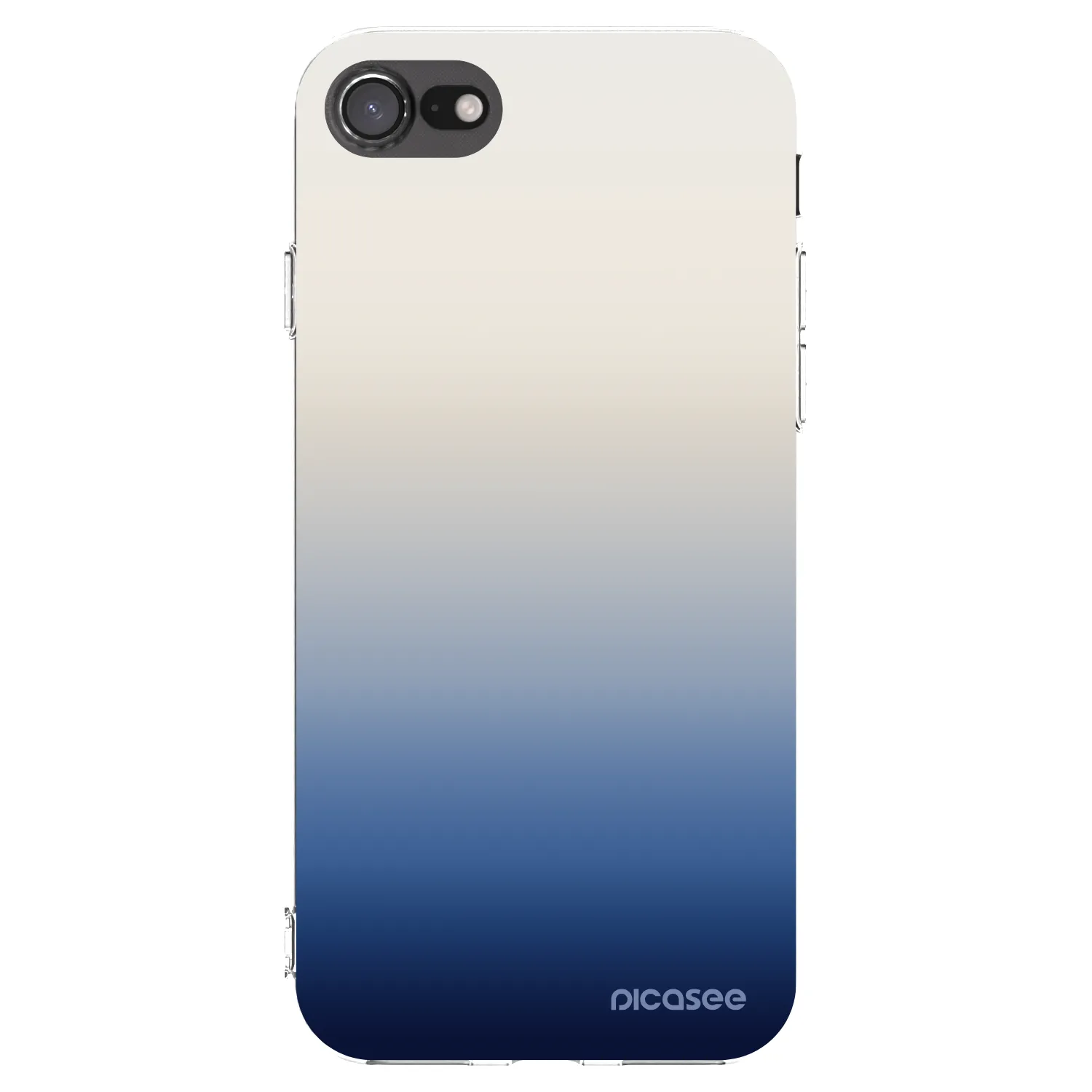 Picasee silikonowe przeźroczyste etui na Apple iPhone SE 2020 - Gravity Fade