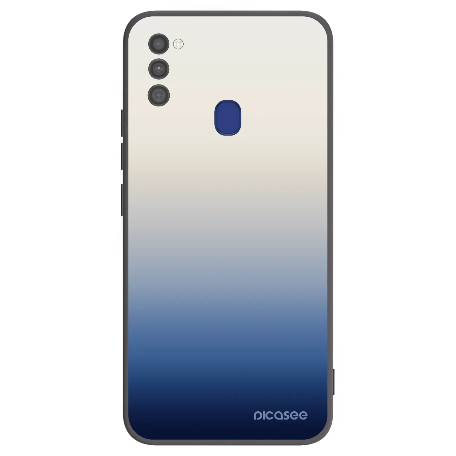 Picasee silikonowe czarne etui na Samsung Galaxy M21 M215F - Gravity Fade