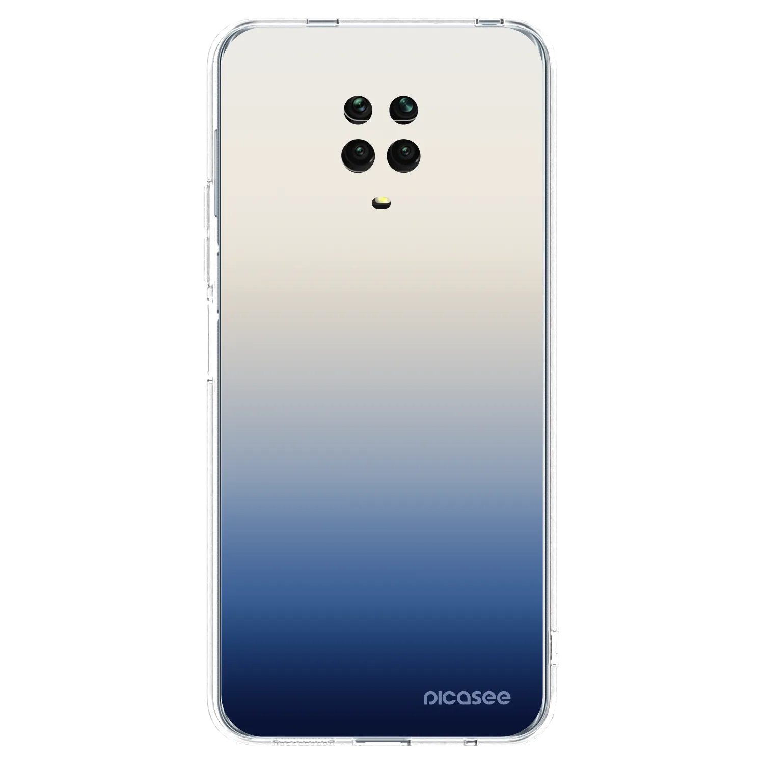 Picasee silikonowe przeźroczyste etui na Xiaomi Redmi Note 9S - Gravity Fade