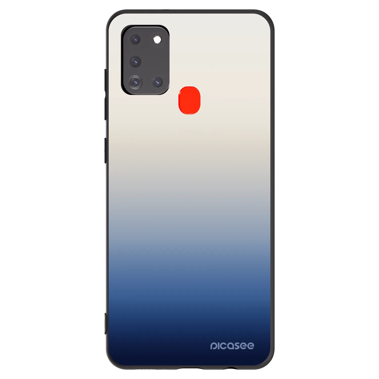 Picasee silikonowe czarne etui na Samsung Galaxy A21s - Gravity Fade