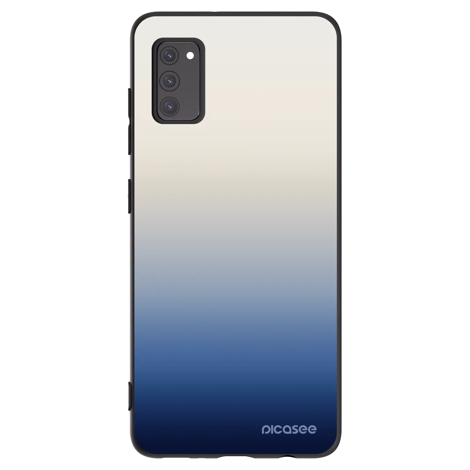 Picasee silikonowe czarne etui na Samsung Galaxy A41 A415F - Gravity Fade