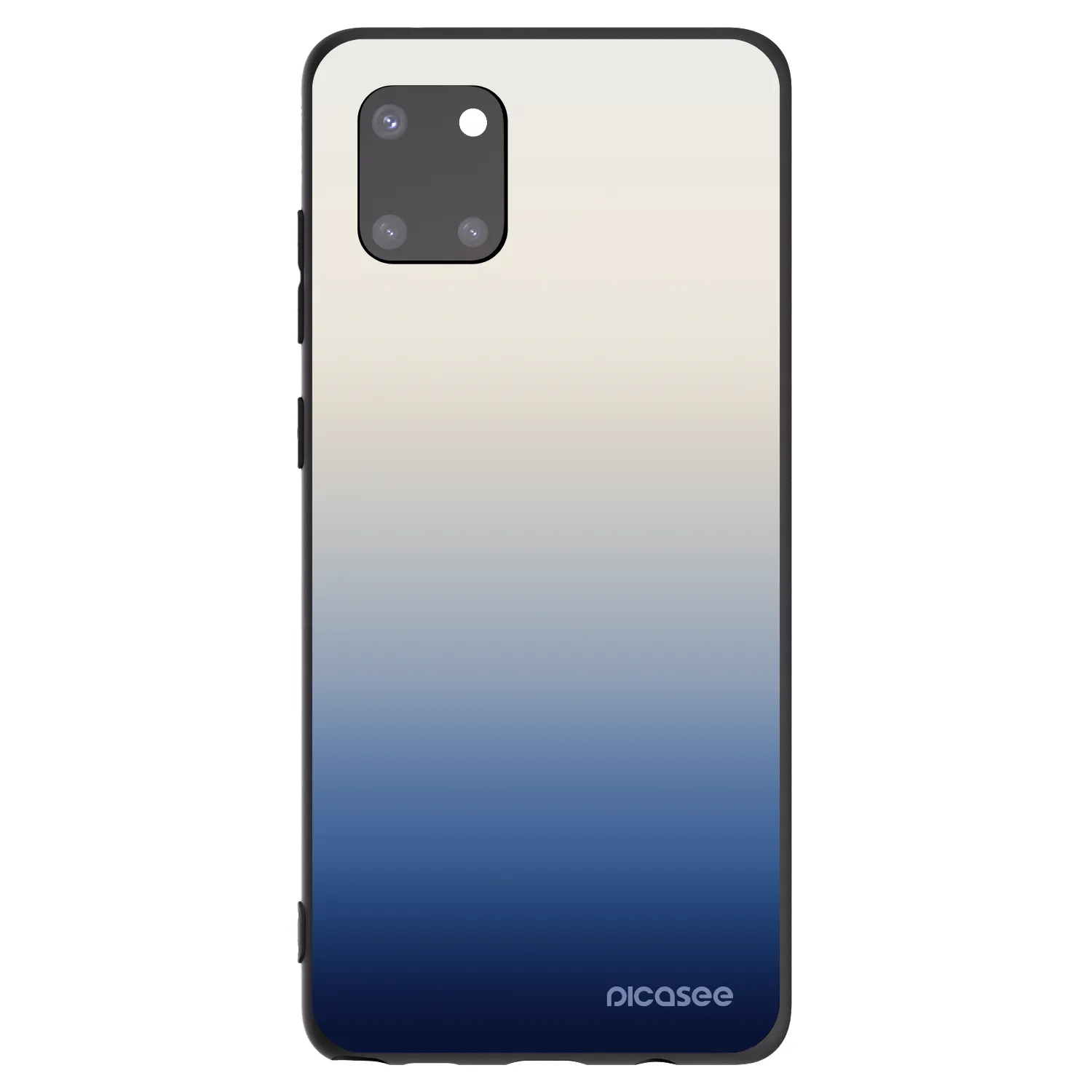 Picasee silikonowe czarne etui na Samsung Galaxy Note 10 Lite N770F - Gravity Fade