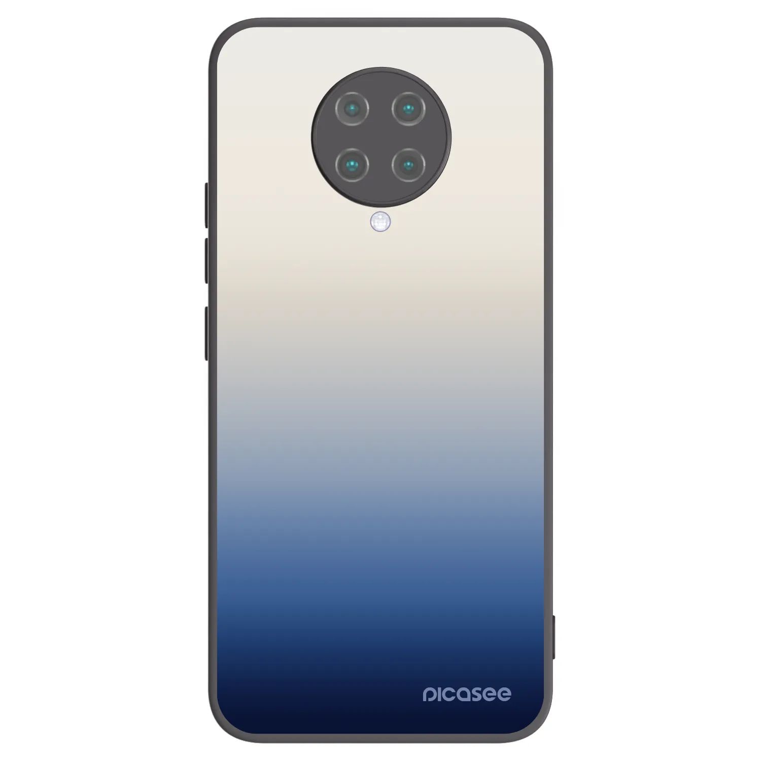 Picasee silikonowe czarne etui na Xiaomi Poco F2 Pro - Gravity Fade