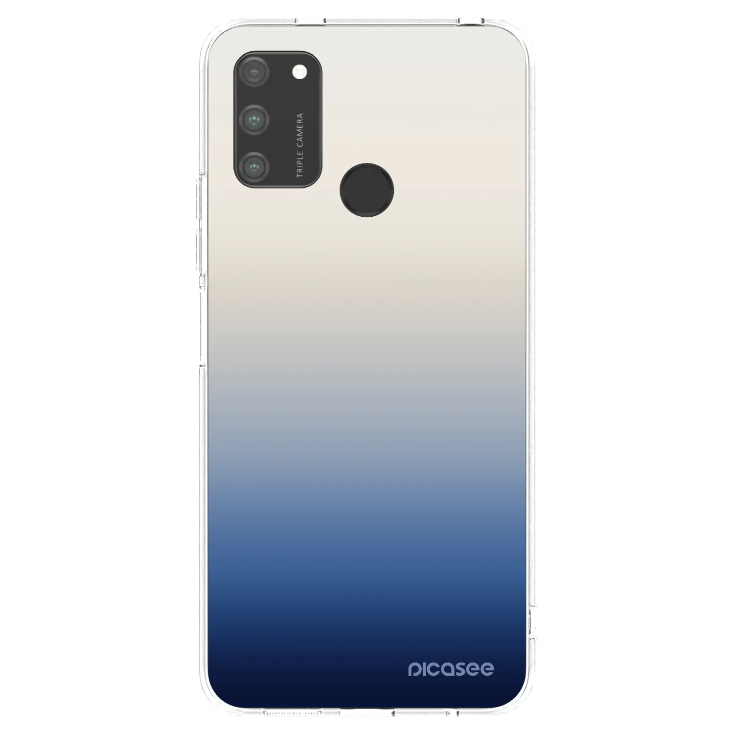 Picasee silikonowe przeźroczyste etui na Honor 9A - Gravity Fade