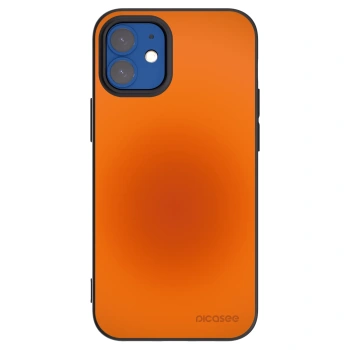 Picasee silikonowe czarne etui na Apple iPhone 12 mini - Heat Core