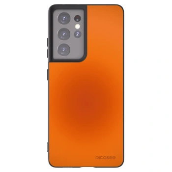 Picasee silikonowe czarne etui na Samsung Galaxy S21 Ultra 5G G998B - Heat Core