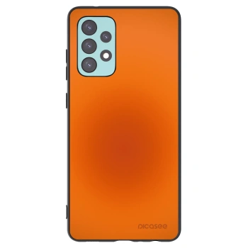 Picasee silikonowe czarne etui na Samsung Galaxy A72 A725F - Heat Core