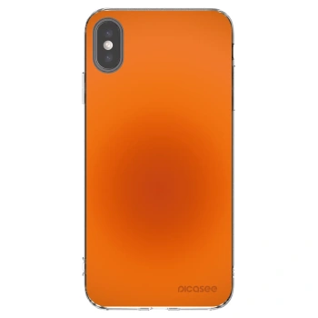 Picasee silikonowe przeźroczyste etui na Apple iPhone XS Max - Heat Core