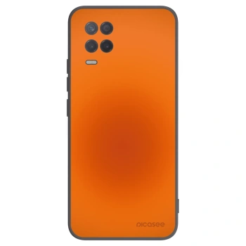 Picasee silikonowe czarne etui na Realme 8 5G - Heat Core