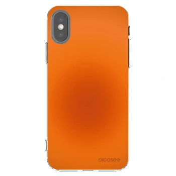 Picasee silikonowe przeźroczyste etui na Apple iPhone X/XS - Heat Core