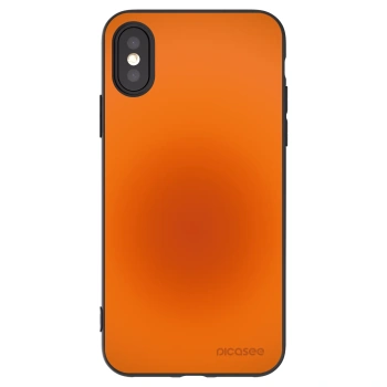 Picasee silikonowe czarne etui na Apple iPhone X/XS - Heat Core