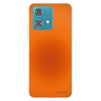 Picasee silikonowe przeźroczyste etui na Motorola Edge 40 Neo - Heat Core