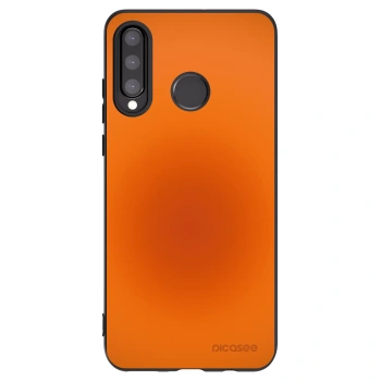 Picasee silikonowe czarne etui na Huawei P30 Lite - Heat Core