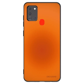 Picasee silikonowe czarne etui na Samsung Galaxy A21s - Heat Core