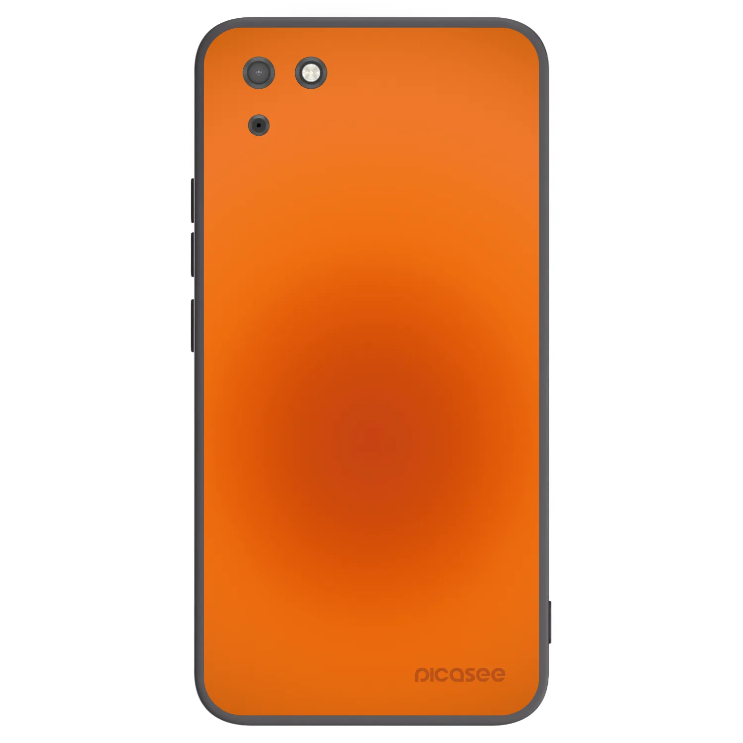 Picasee silikonowe czarne etui na Huawei Y5P - Heat Core