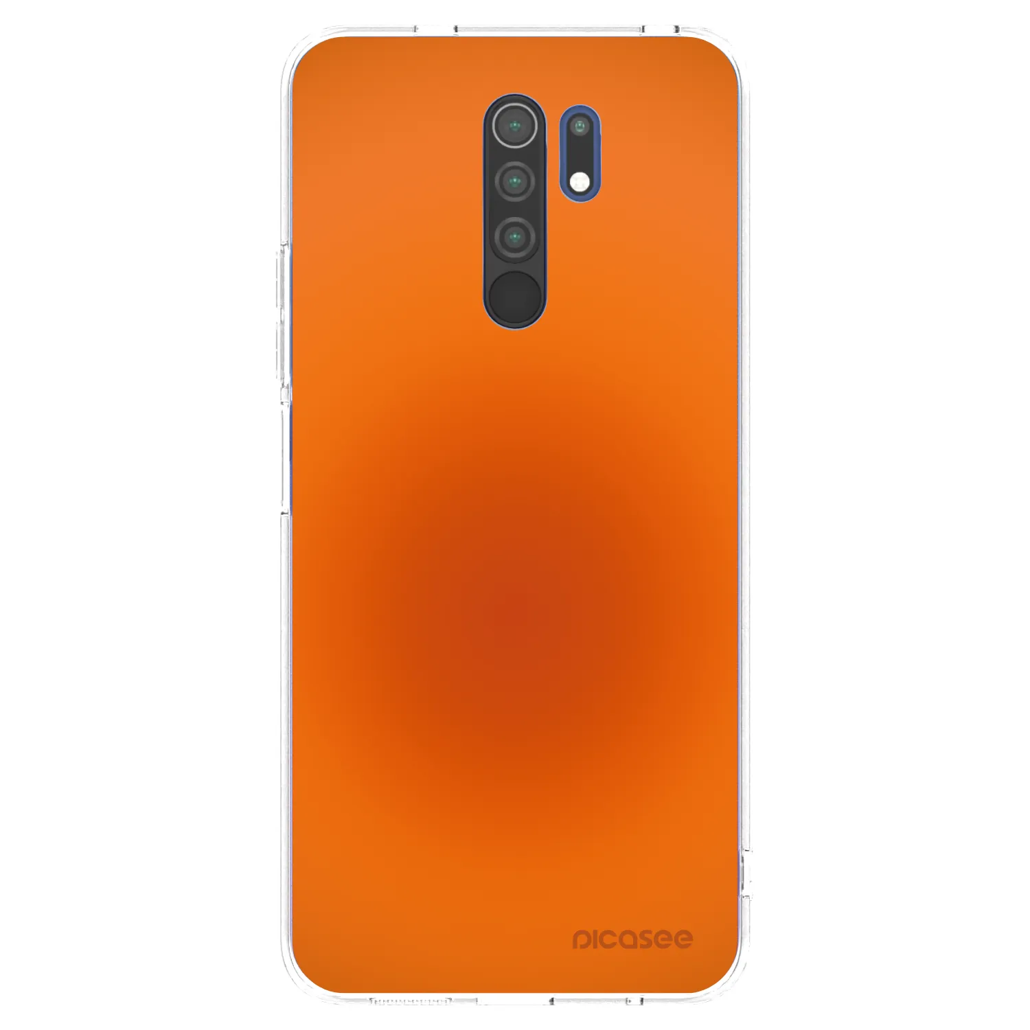 Picasee silikonowe przeźroczyste etui na Xiaomi Redmi 9 - Heat Core