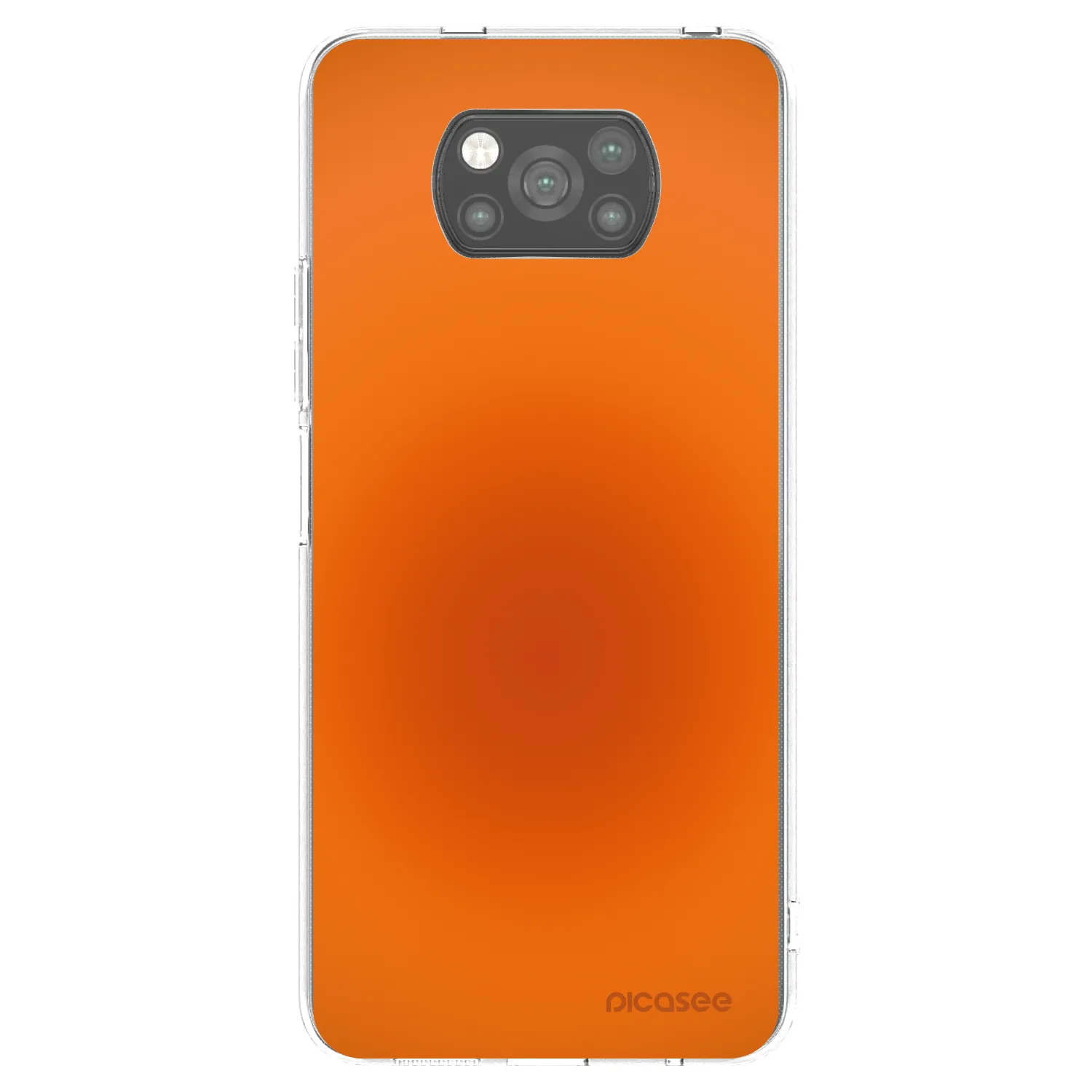 Picasee silikonowe czarne etui na Xiaomi Poco X3 - Heat Core