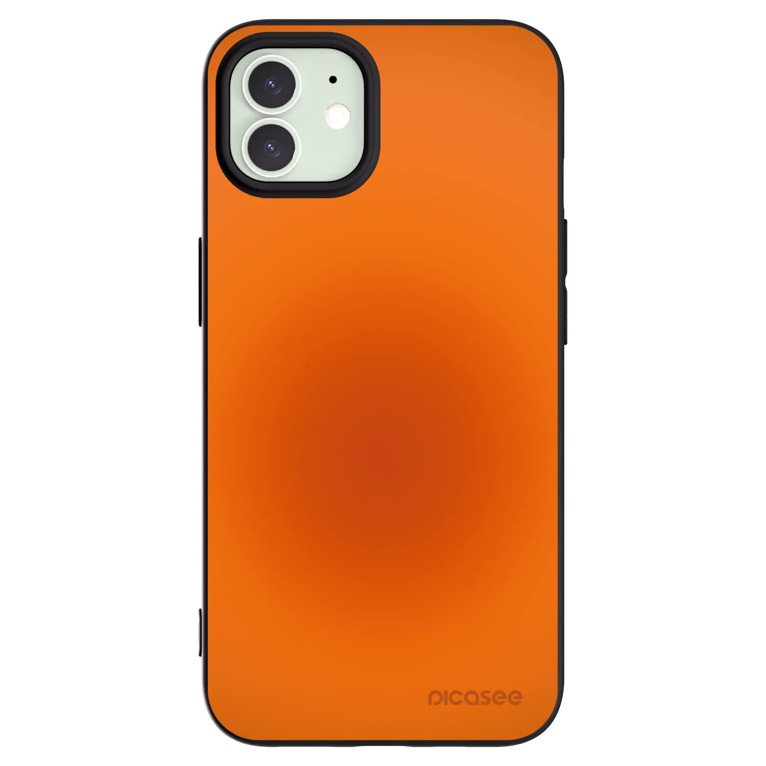 Picasee silikonowe czarne etui na Apple iPhone 12 Pro - Heat Core