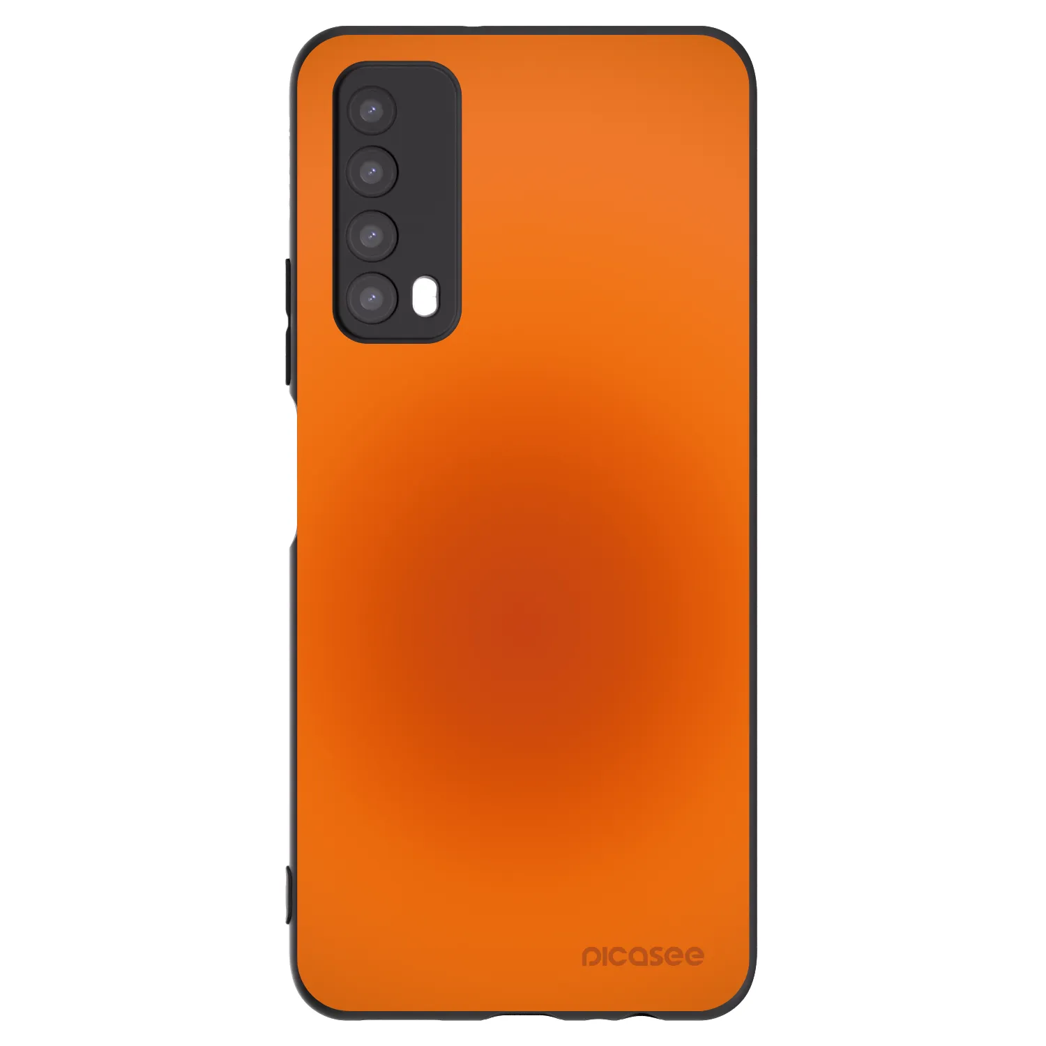 Picasee silikonowe czarne etui na Huawei P Smart 2021 - Heat Core