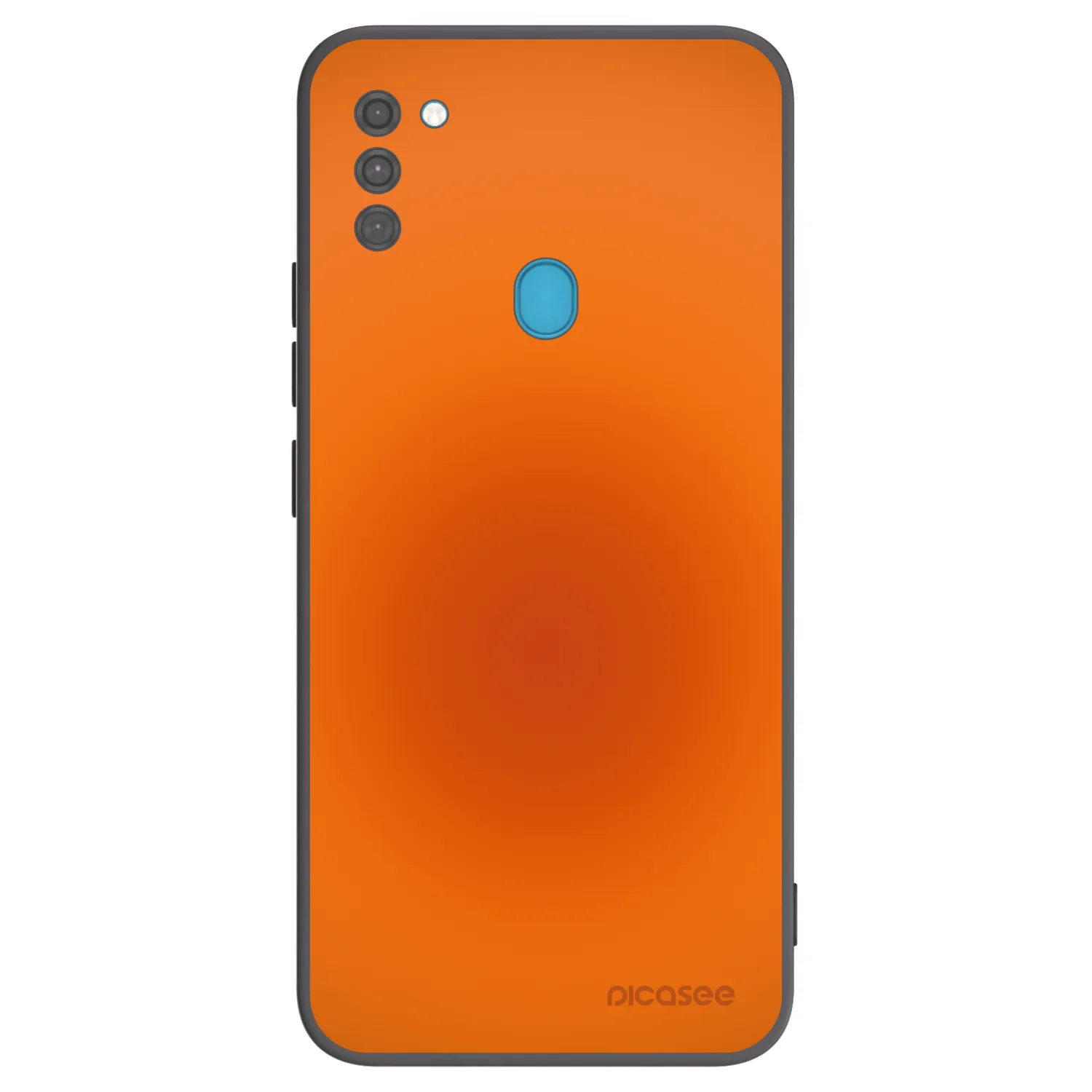 Picasee silikonowe czarne etui na Samsung Galaxy M11 - Heat Core