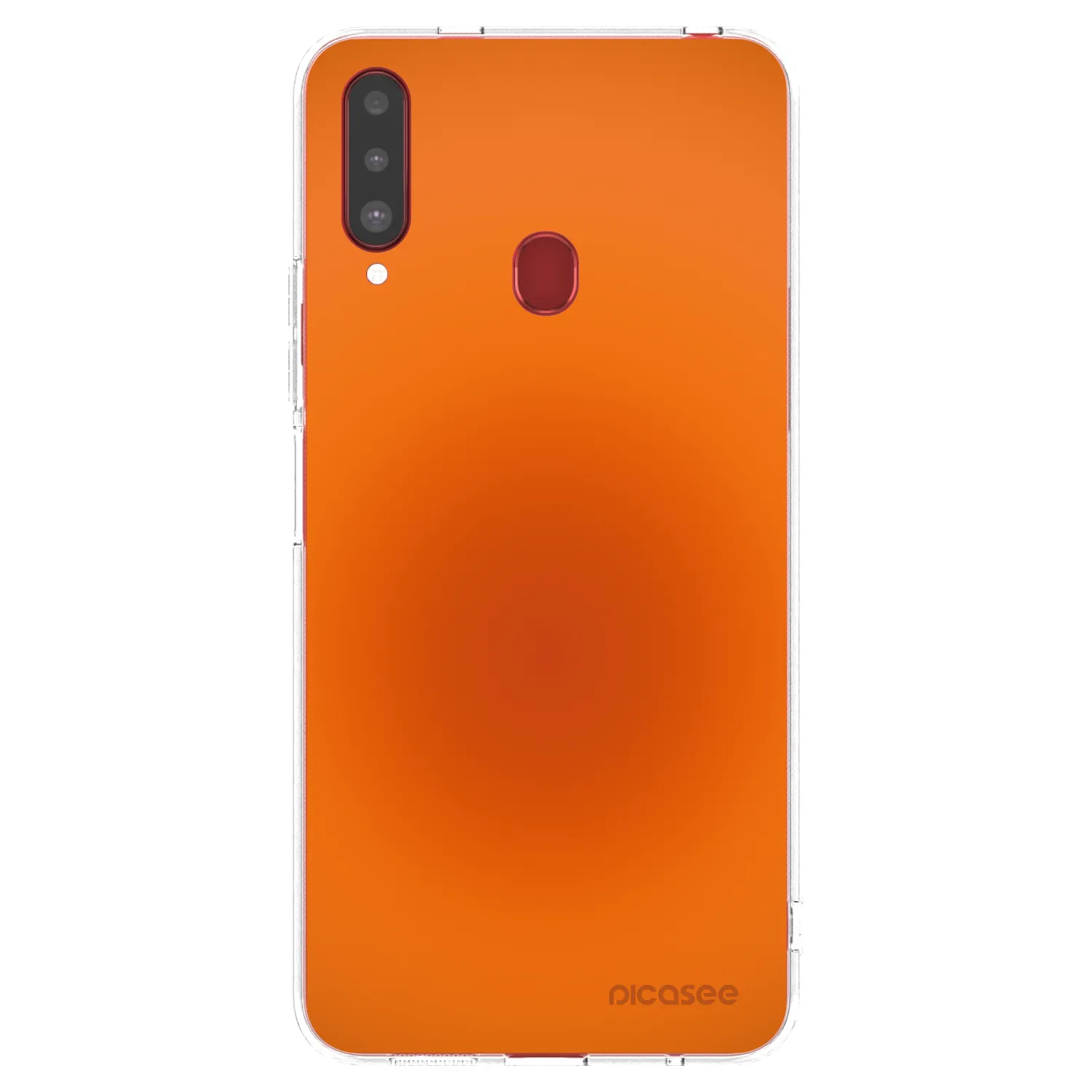 Picasee silikonowe przeźroczyste etui na Samsung Galaxy A20s - Heat Core