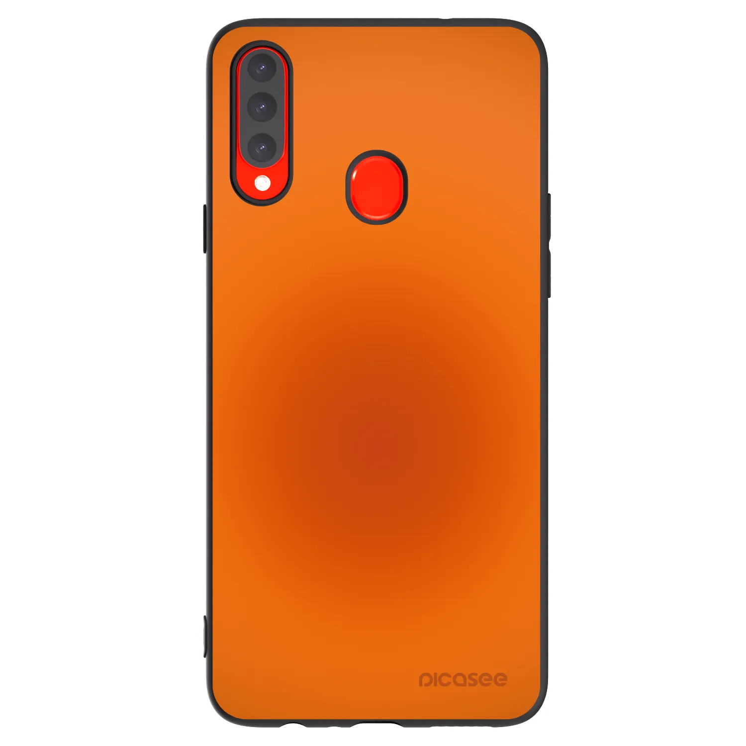 Picasee silikonowe czarne etui na Samsung Galaxy A20s - Heat Core