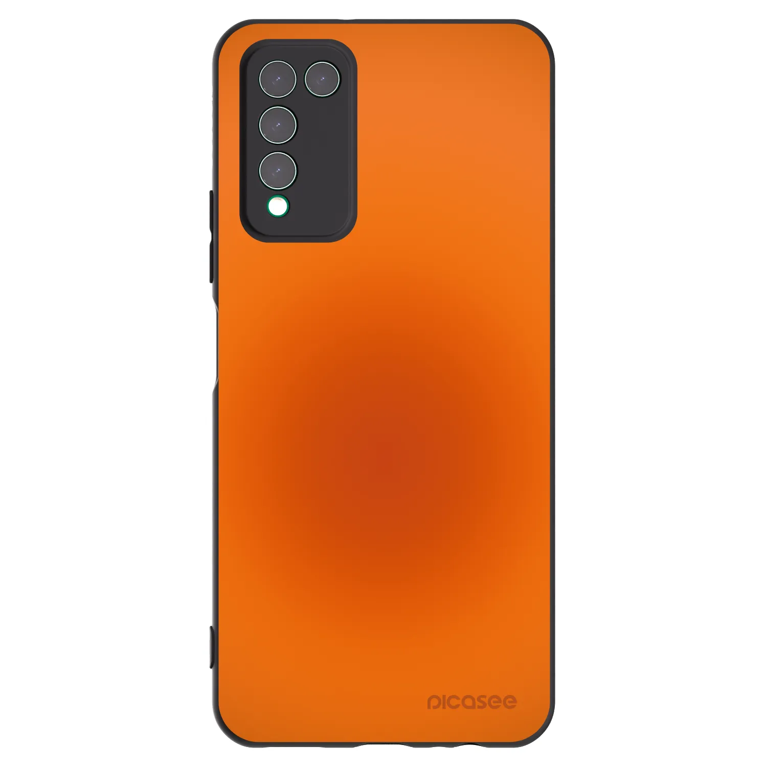 Picasee silikonowe czarne etui na Honor 10X Lite - Heat Core