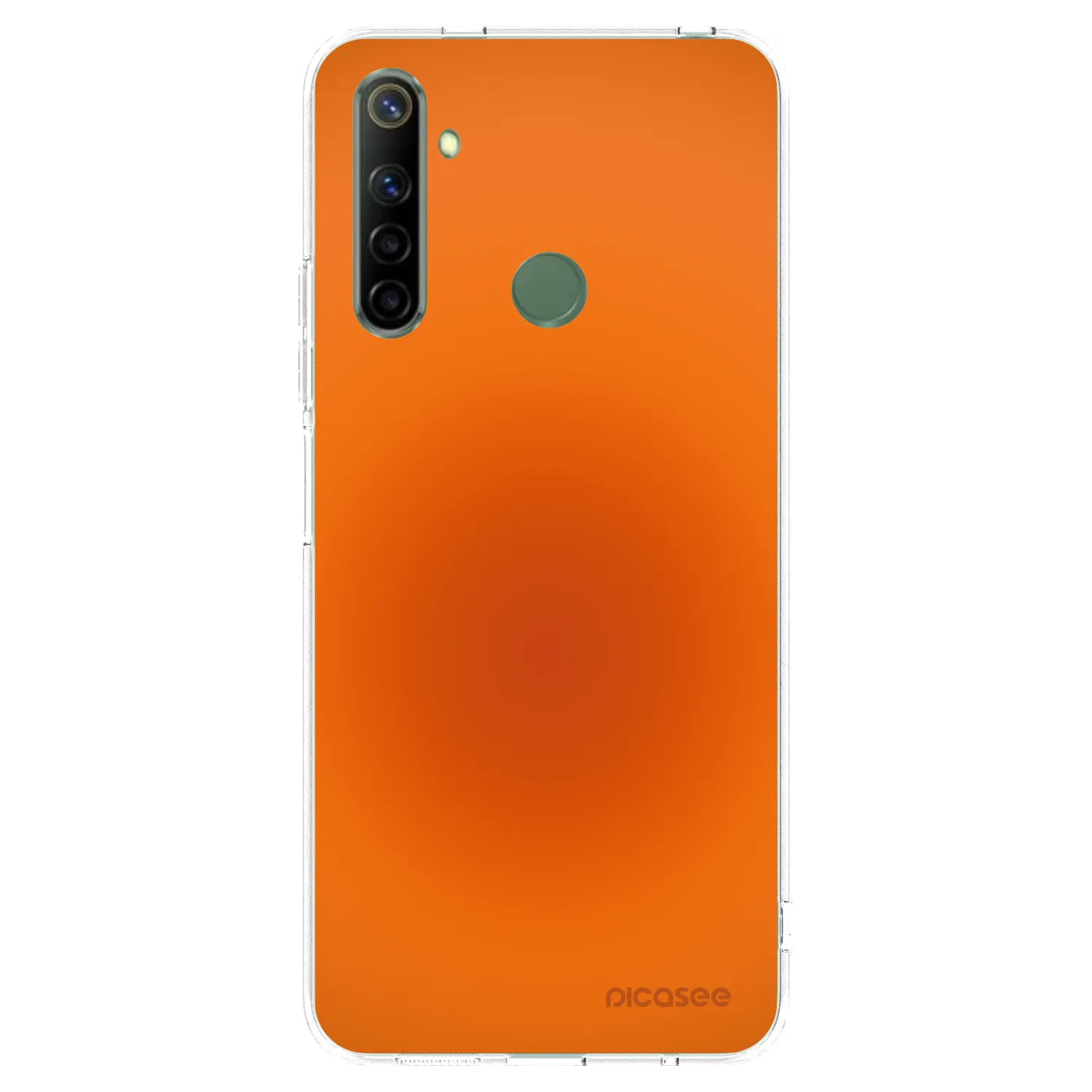 Picasee silikonowe przeźroczyste etui na Realme 6i - Heat Core
